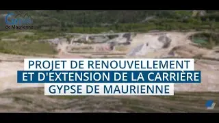 Présentation projet d'extension carrière Gypse de Maurienne thumbnail